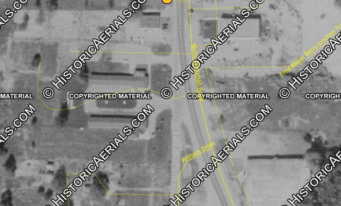 Marymax Motel - 1955 Aerial Photo